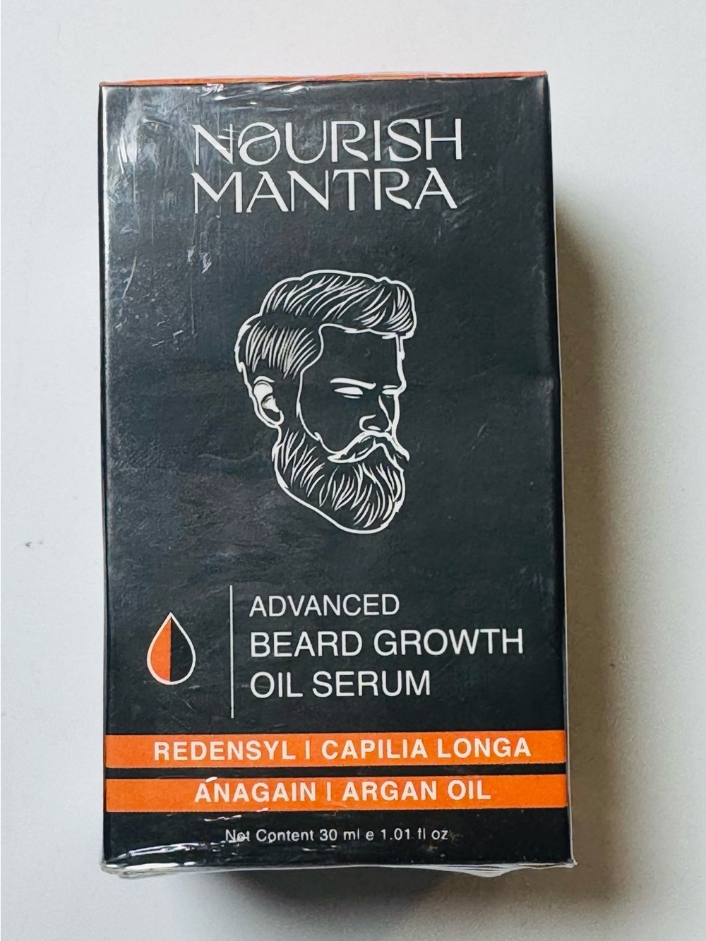 Nourish Mantra Advanced Beard Growth Oil Serum – 30 mL (1.01 fl oz)